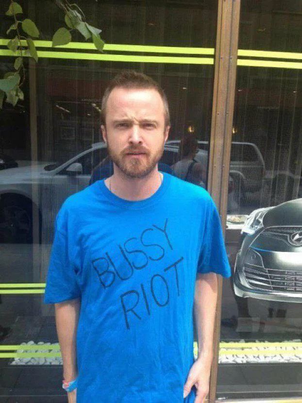 Aaron Paul silly