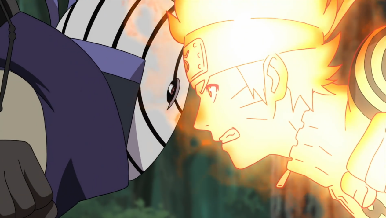 Obito 6 Paths vs. Naruto, Killer Bee, Kakashi & Might Guy