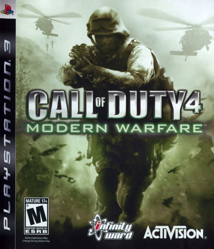Call Of Duty 4: Modern Warfare Playstation 3 Front Cover