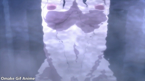 Akeno reflected in water