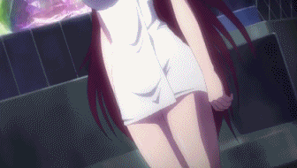 Rias leave her towel