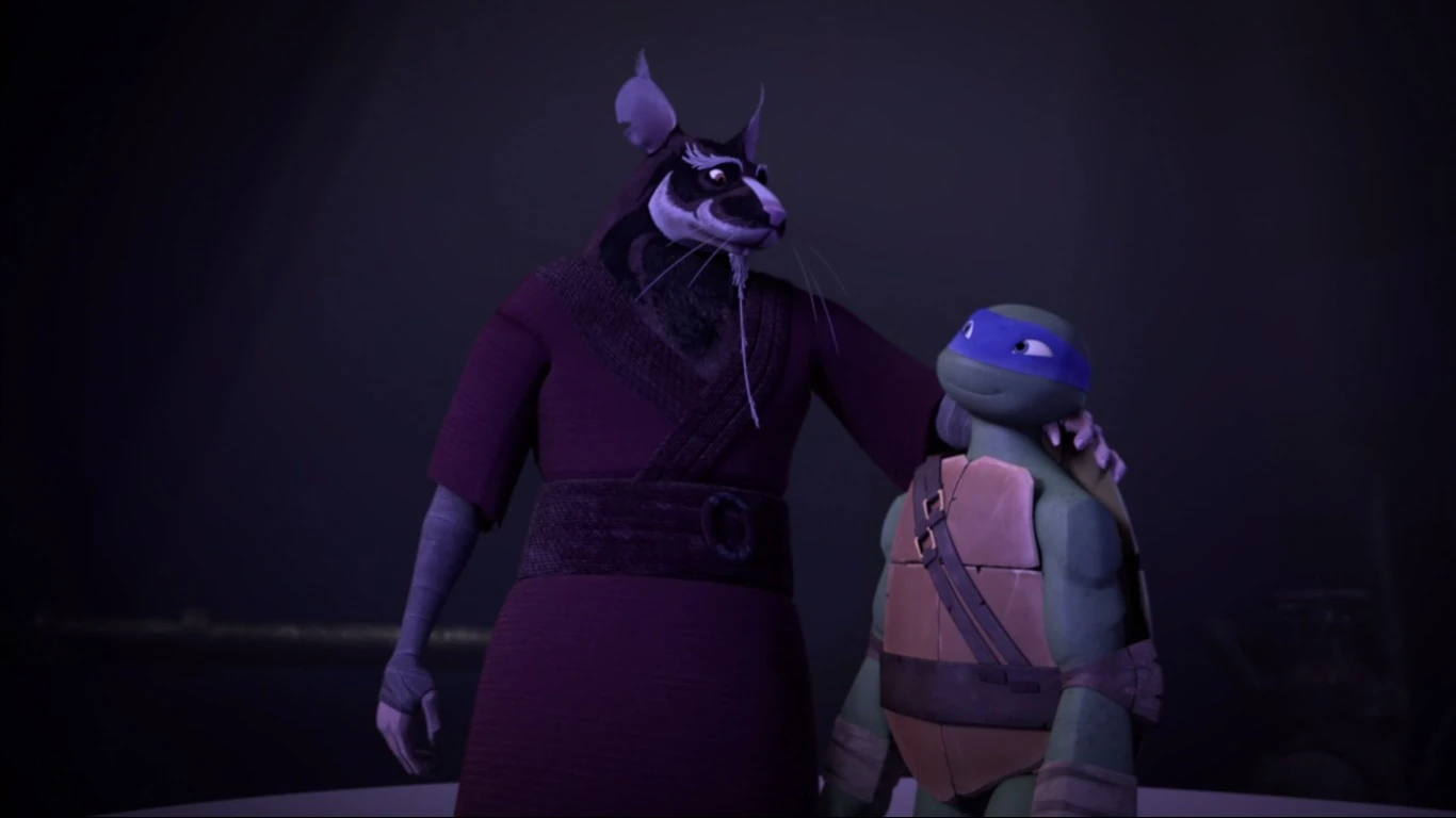 Leonardo and Splinter (TMNT 2012)