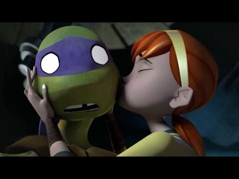 Donatello and April (TMNT 2012)