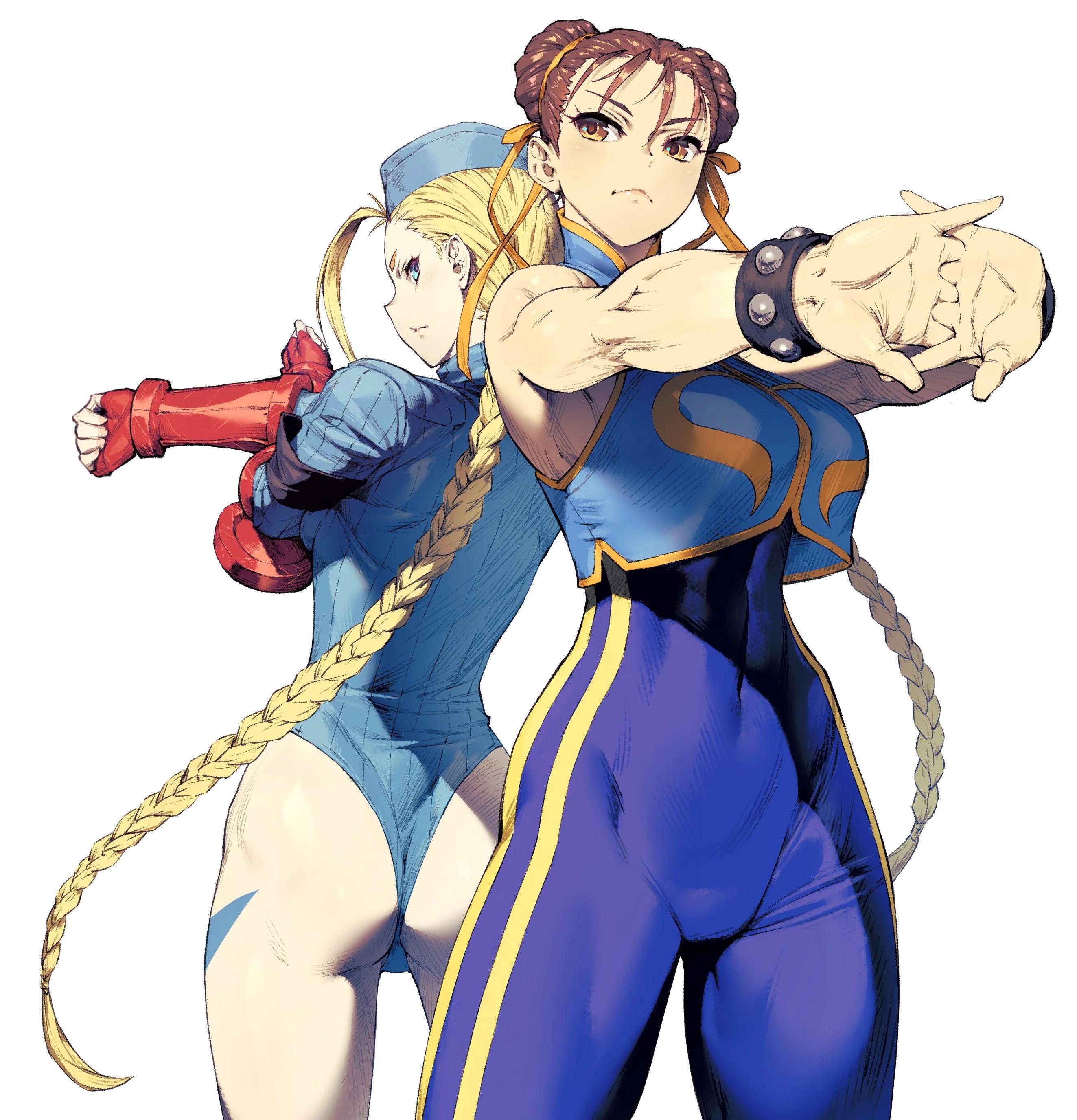 Chun-Li and Cammy (Street Fighter)
