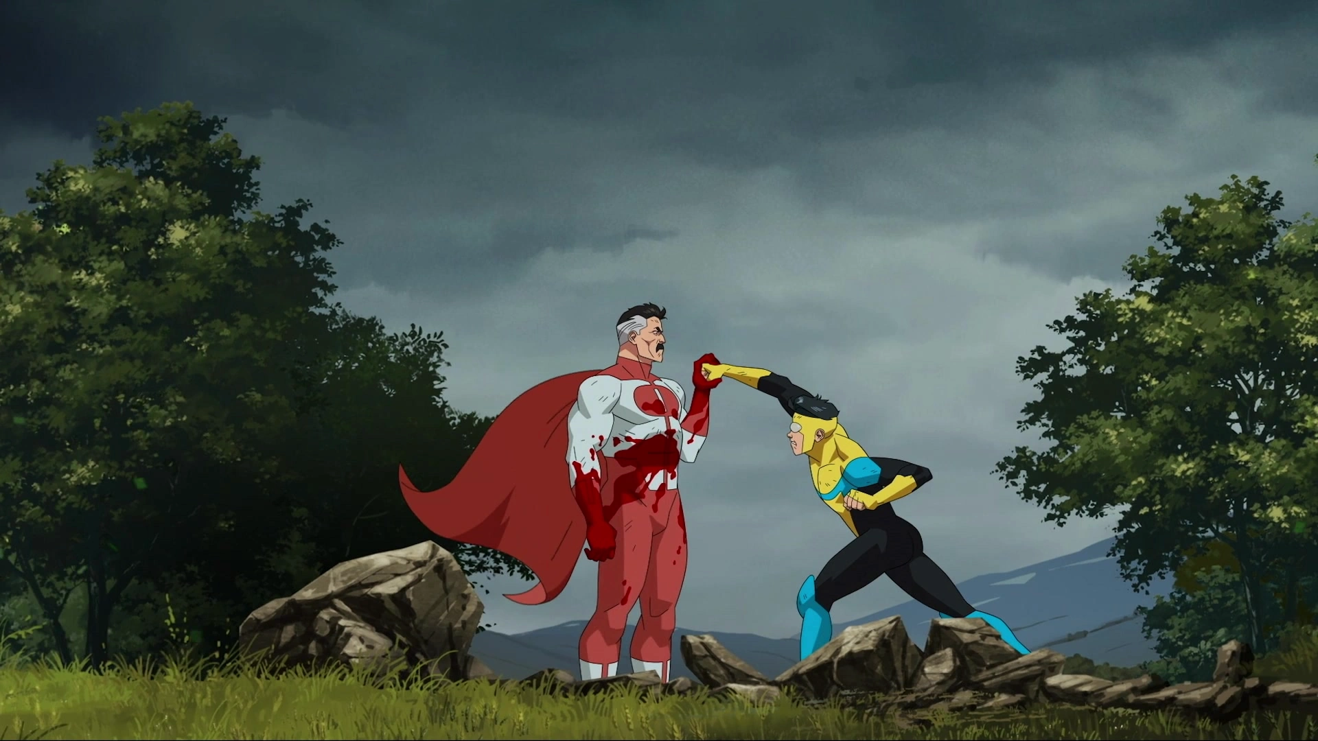 Omni-Man and Invincible (Invincible)