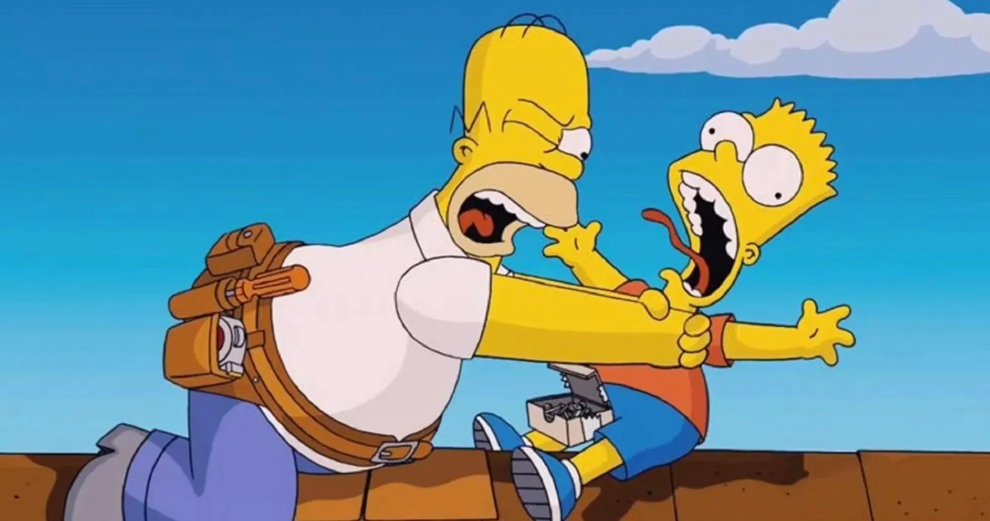 Homer Simpson and Bart Simpson (The Simpsons)