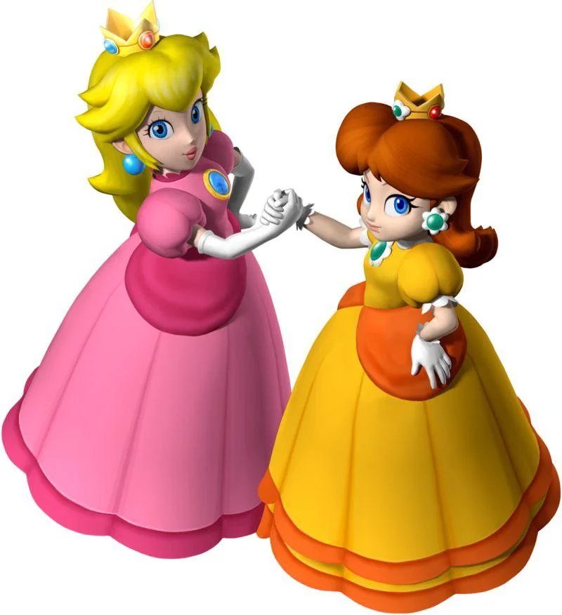 Princess Peach and Princess Daisy (Super Mario)