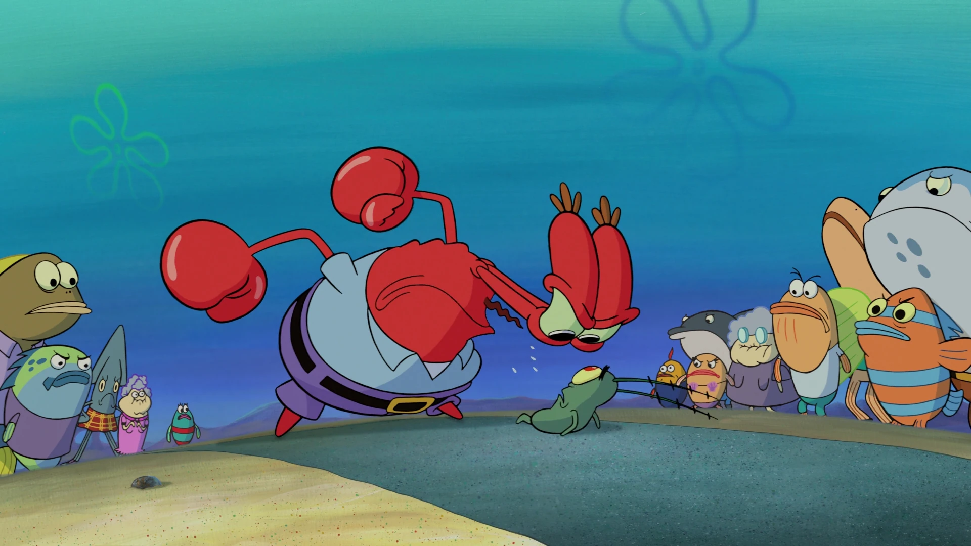 Mr Krabs and Plankton (SpongeBob SquarePants)