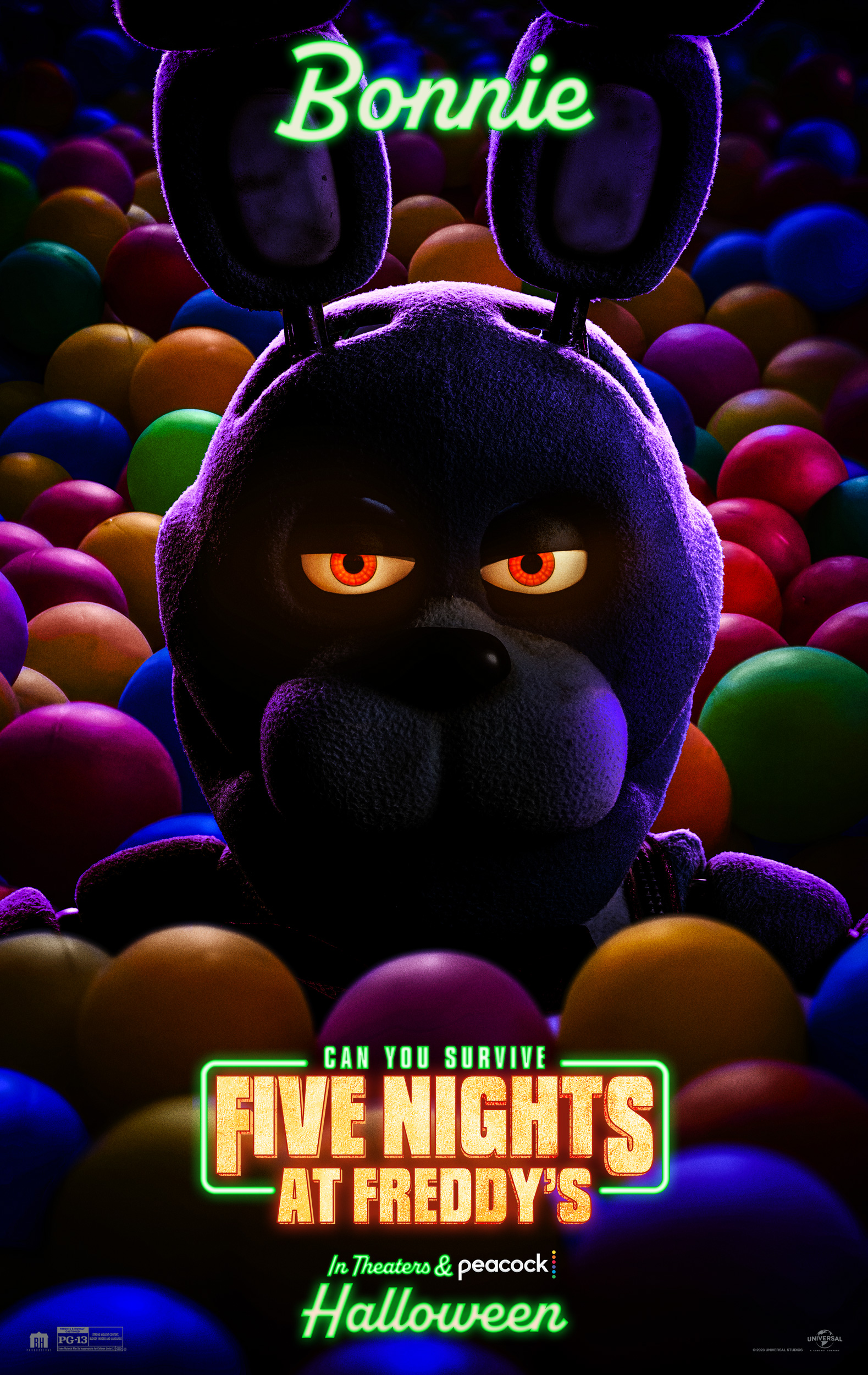 FNAF Movie Bonnie Ballpit Poster