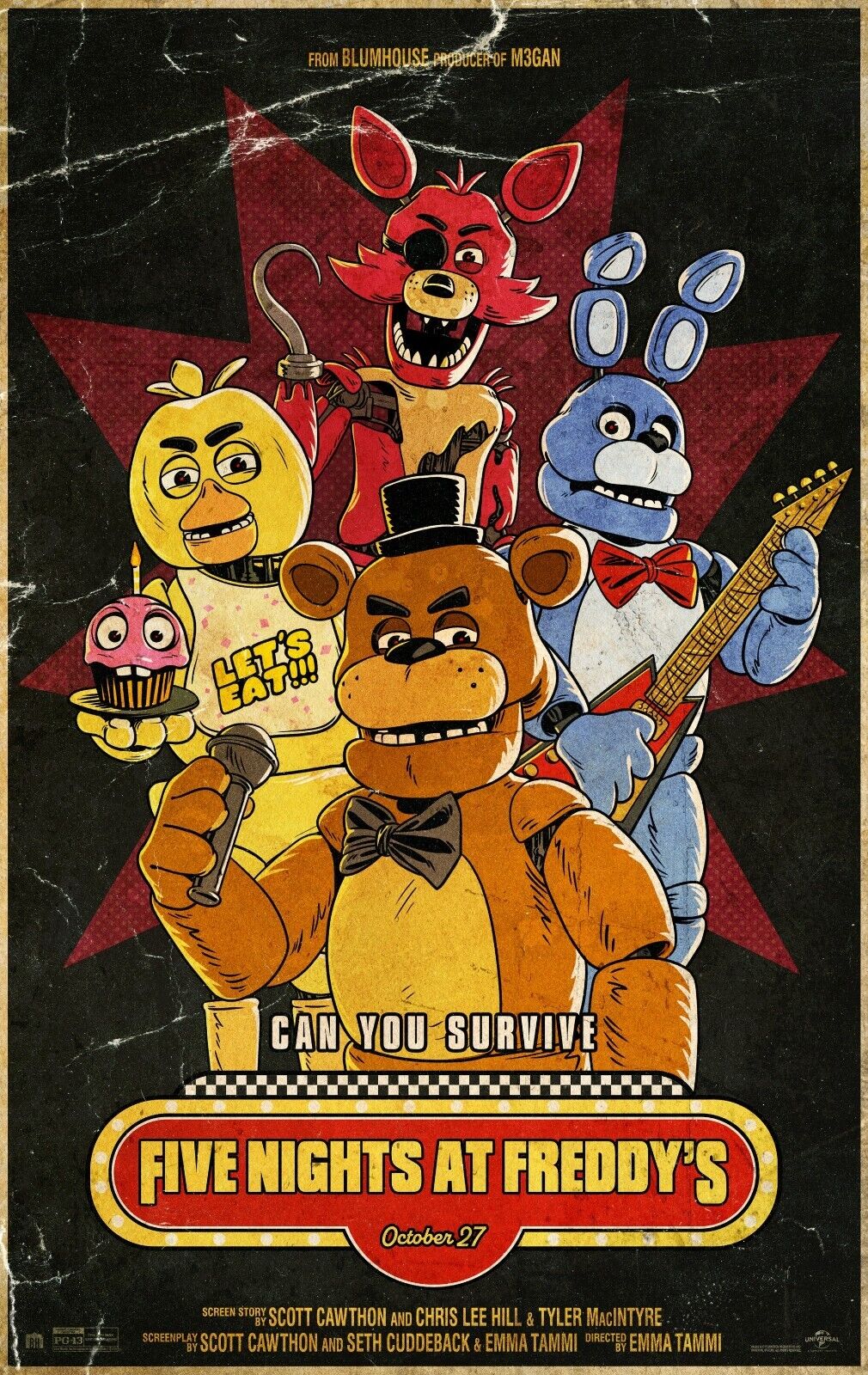 FNAF Movie 2D Poster