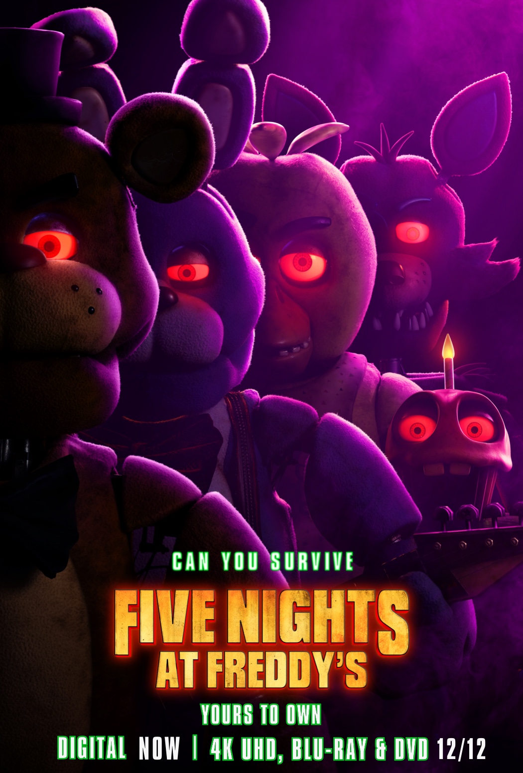 FNAF Movie Reveal poster